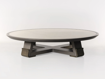 HORACIO - Round beech coffee table by Lorenzo Tondelli - view 2